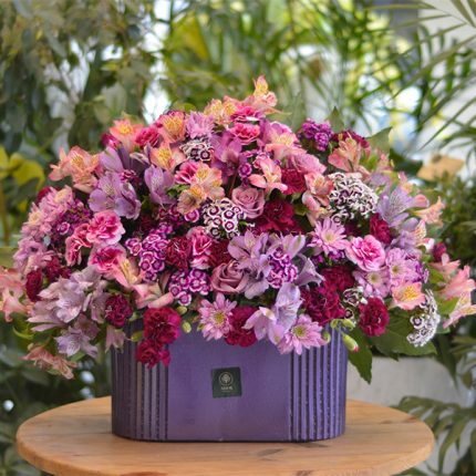 باکس گل بیضی شکل