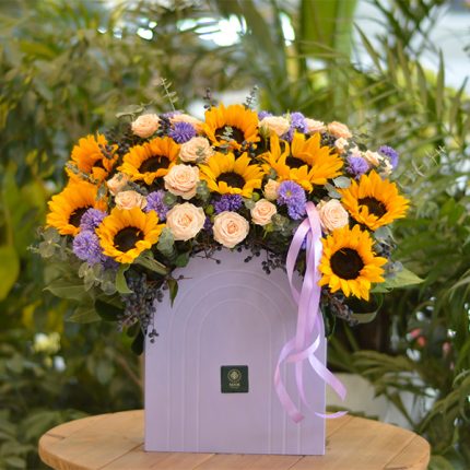 باکس گل طاقی شکل