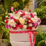 باکس گل بیضی شکل