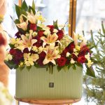 باکس گل بیضی شیار دار